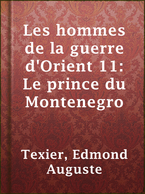 Cover image for Les hommes de la guerre d'Orient 11: Le prince du Montenegro